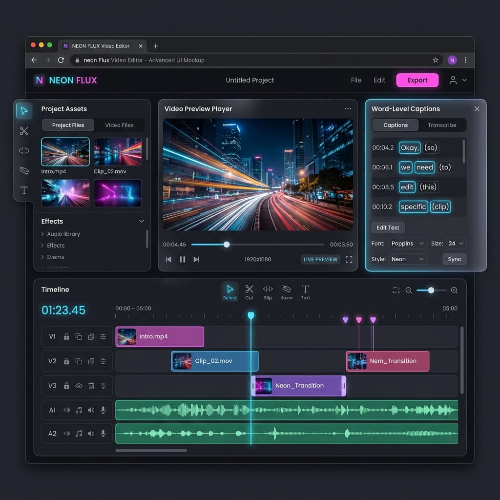 Advanced Browser Video Editor
